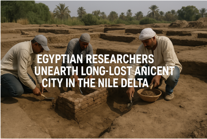 Egyptian Researchers Unearth Long-Lost Ancient City in the Nile Delta